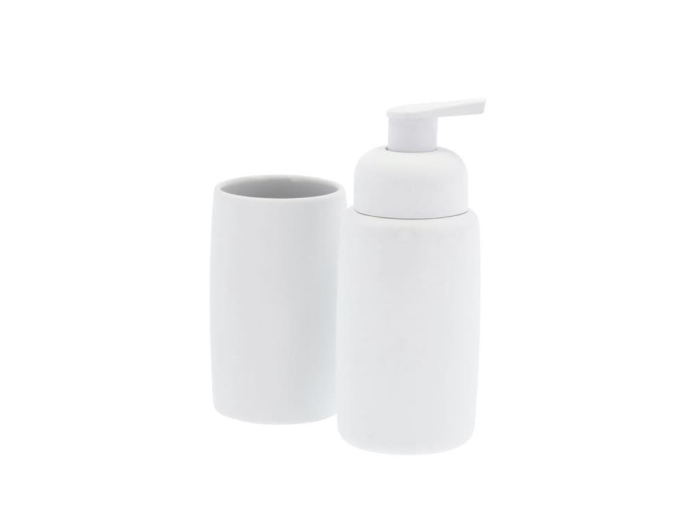 Distributeur de savon en grès blanc - Maisons du Monde