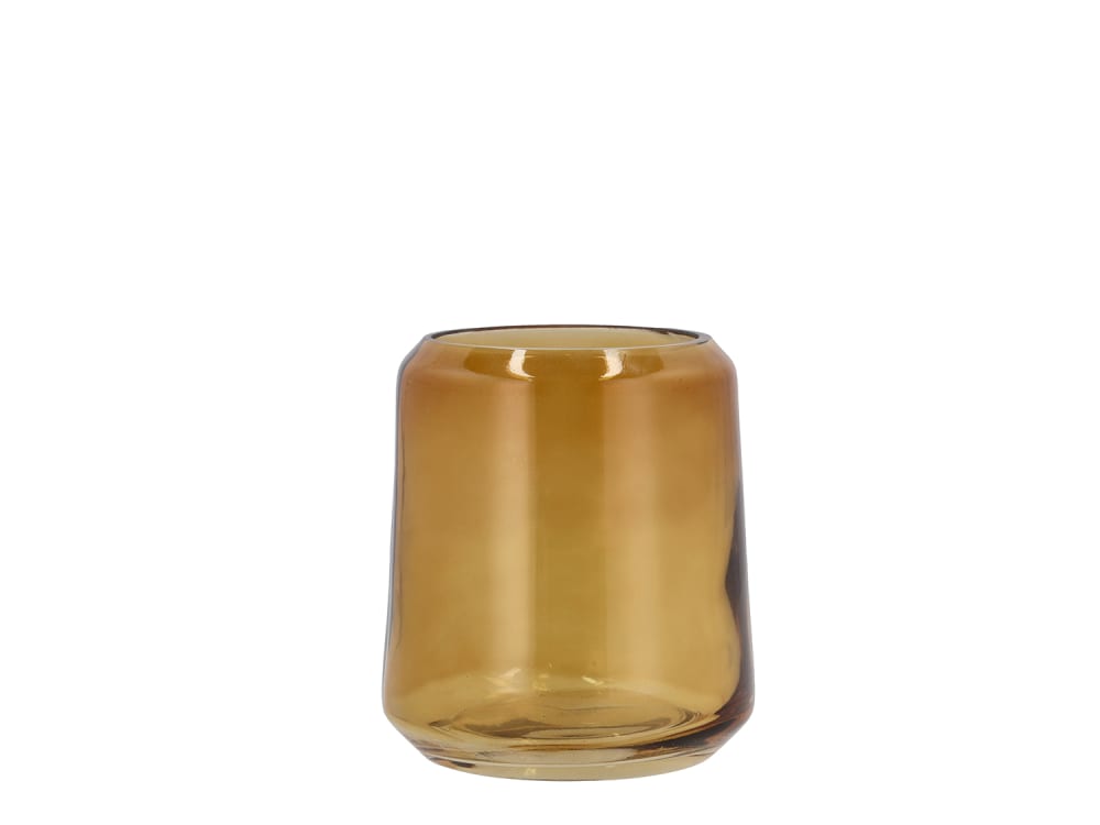 Porte brosse à dents en verre ambre Porte brosse à dents en verre ambre