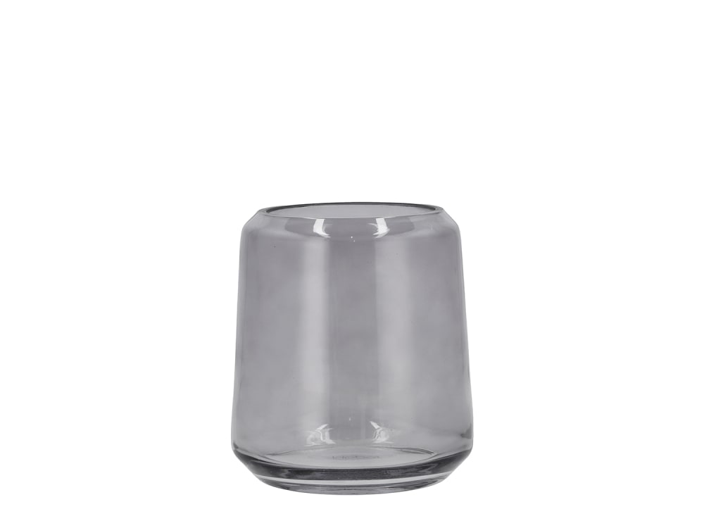 Porte brosse à dents en verre gris fumé