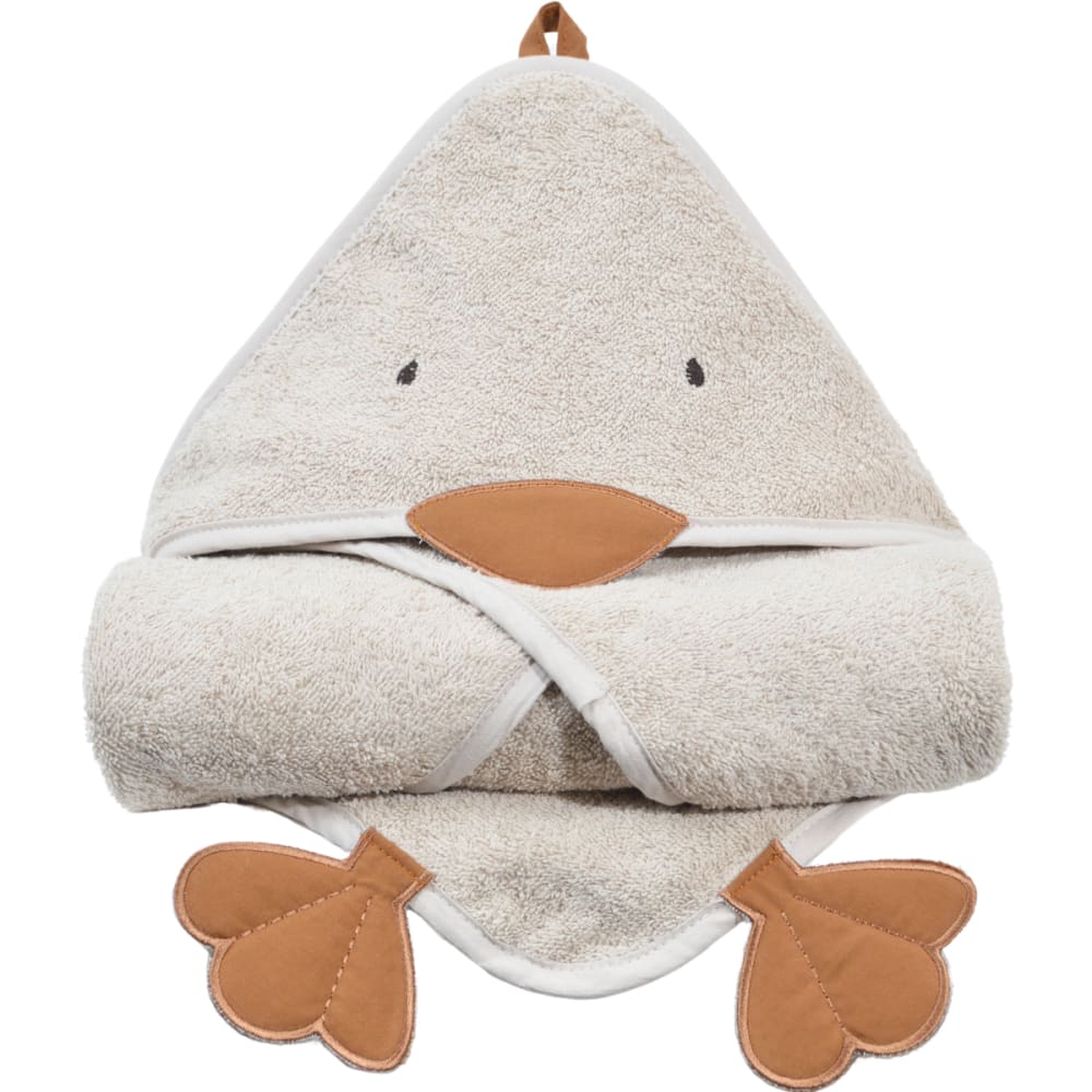 Cape de bain sable coton bio*