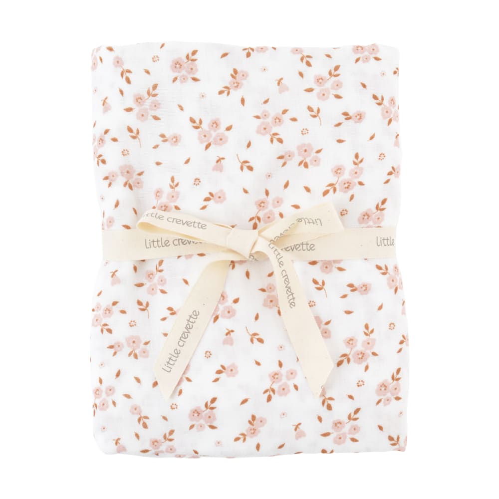 Maxi-lange coton bio* 120x120 cm (Little Crevette) - Couverture