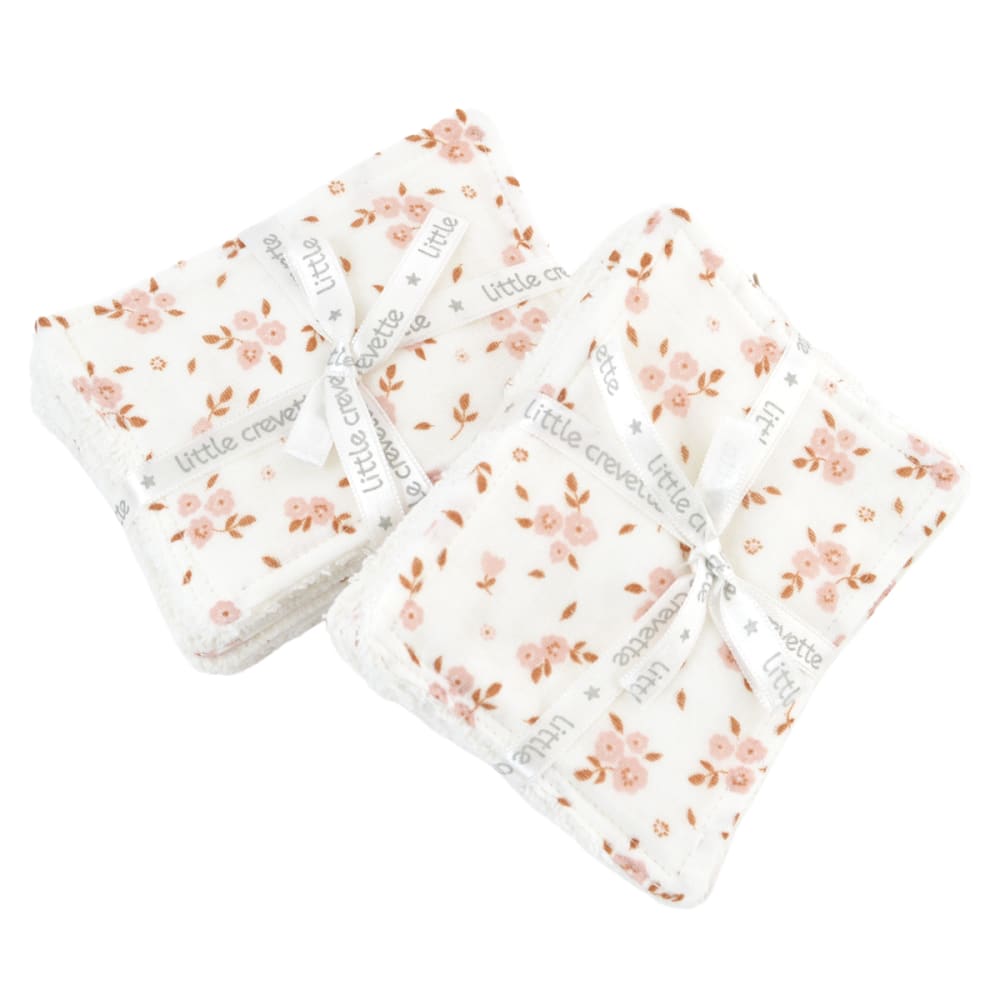 Little Crevette - Lot de 12 lingettes lavables coton bio*