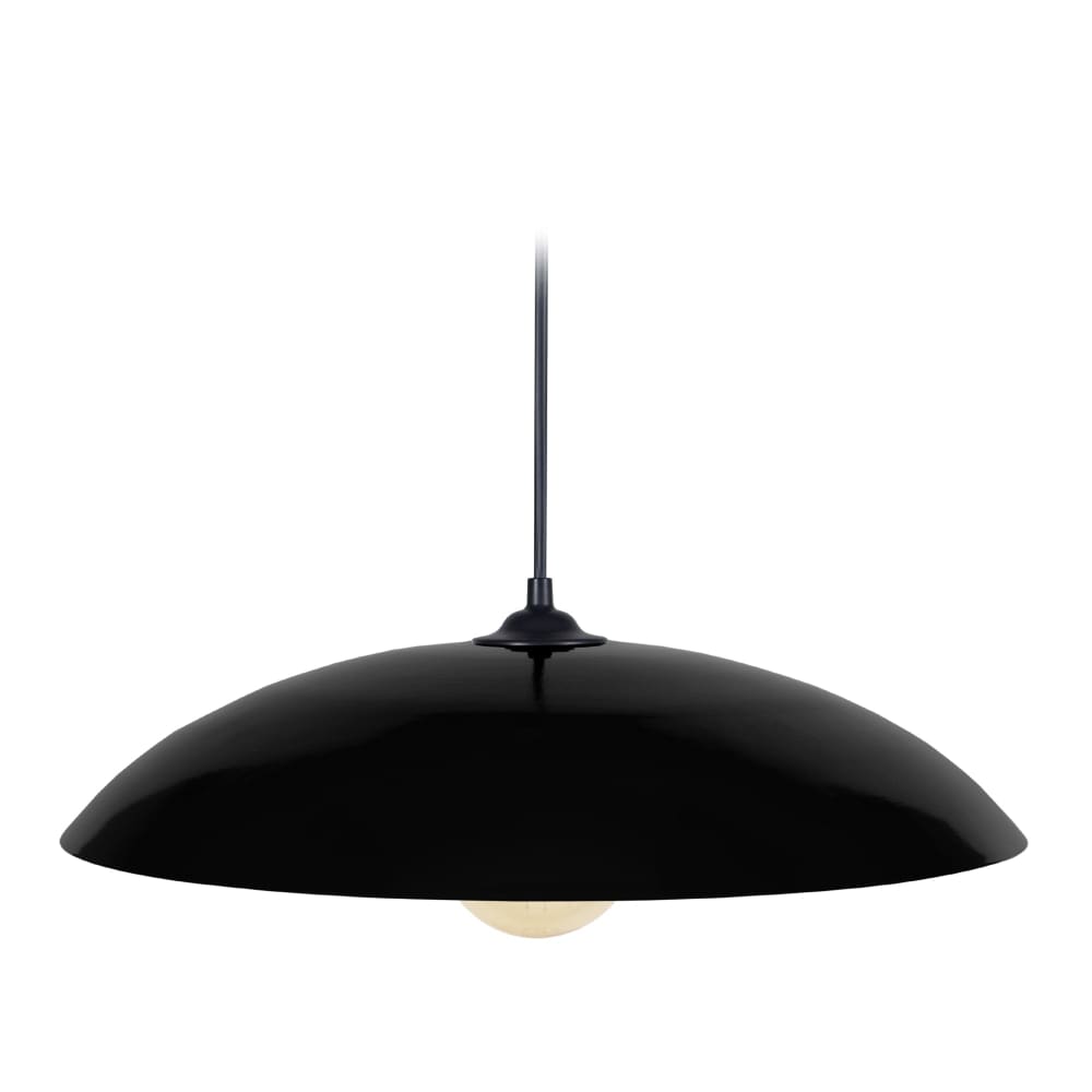 Suspensión metal Alt.80cm negro ;Pantalla:   negro