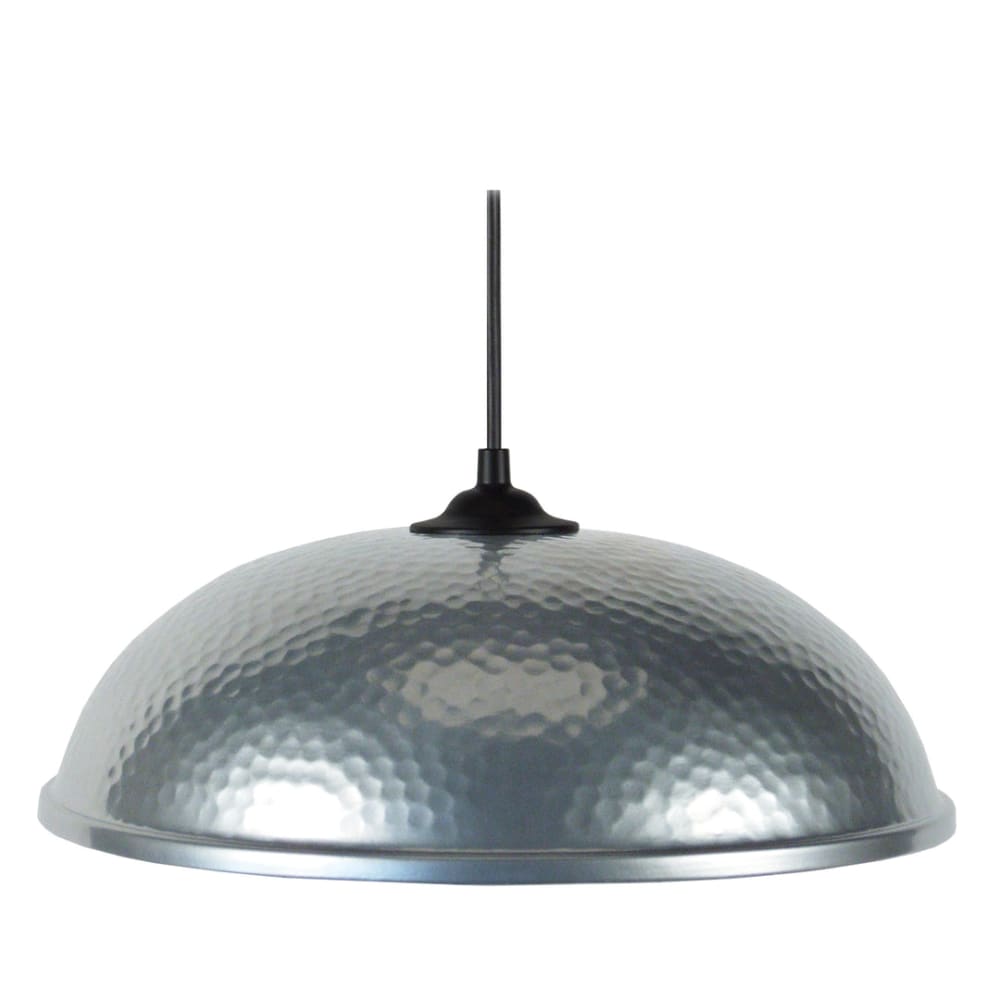 Suspension métal noir abat-jour métal aluminium