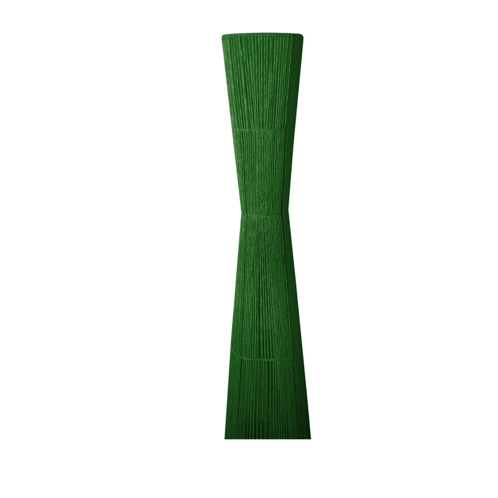 Lampadaire métal vert abat-jour fibre vert — vue 4