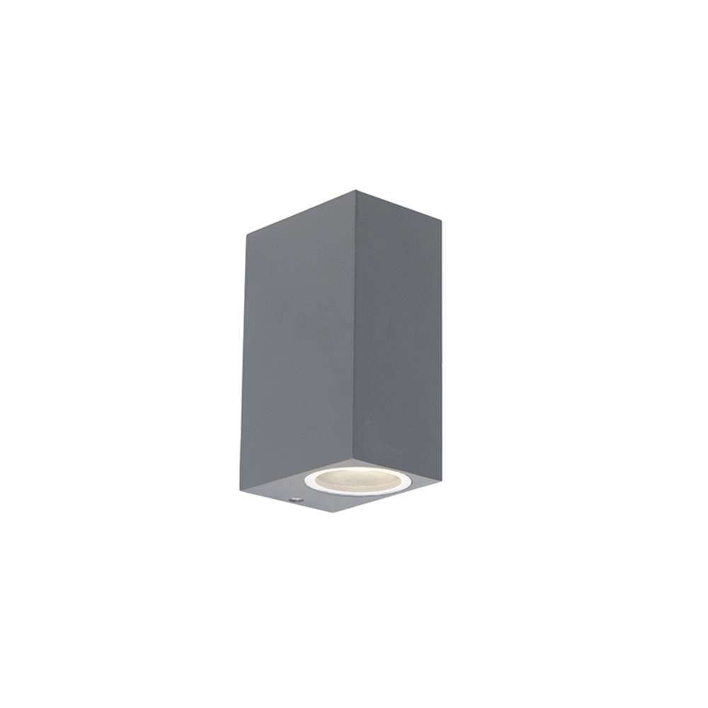 Applique extérieur en aluminium gris foncé