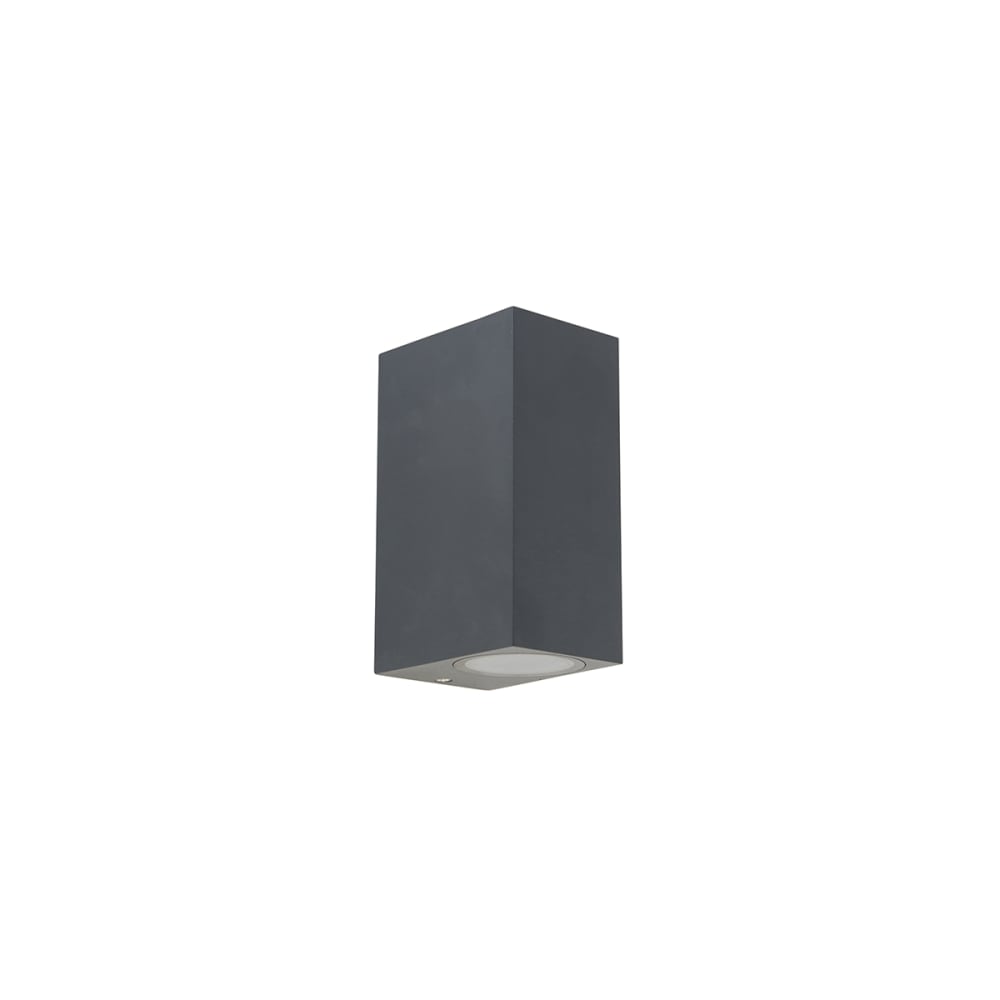 Applique extérieur en aluminium gris foncé