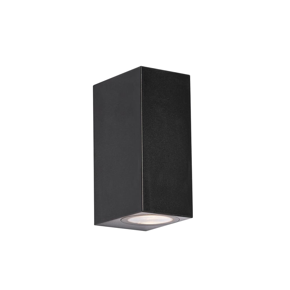 QAZQA Außenwandleuchte aus Kunststoff, schwarz style modern - Pvc - Polyvinlychlorid