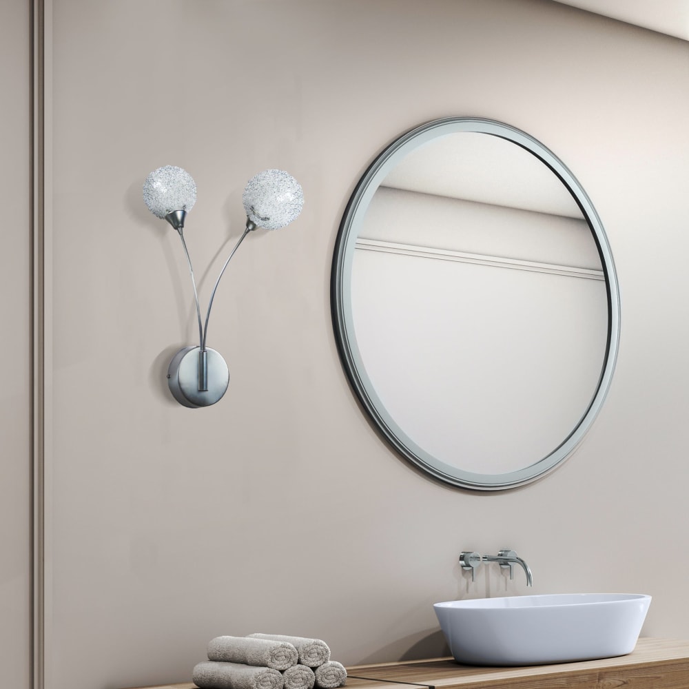 Applique métal verre transparent decoré - Maisons du Monde
