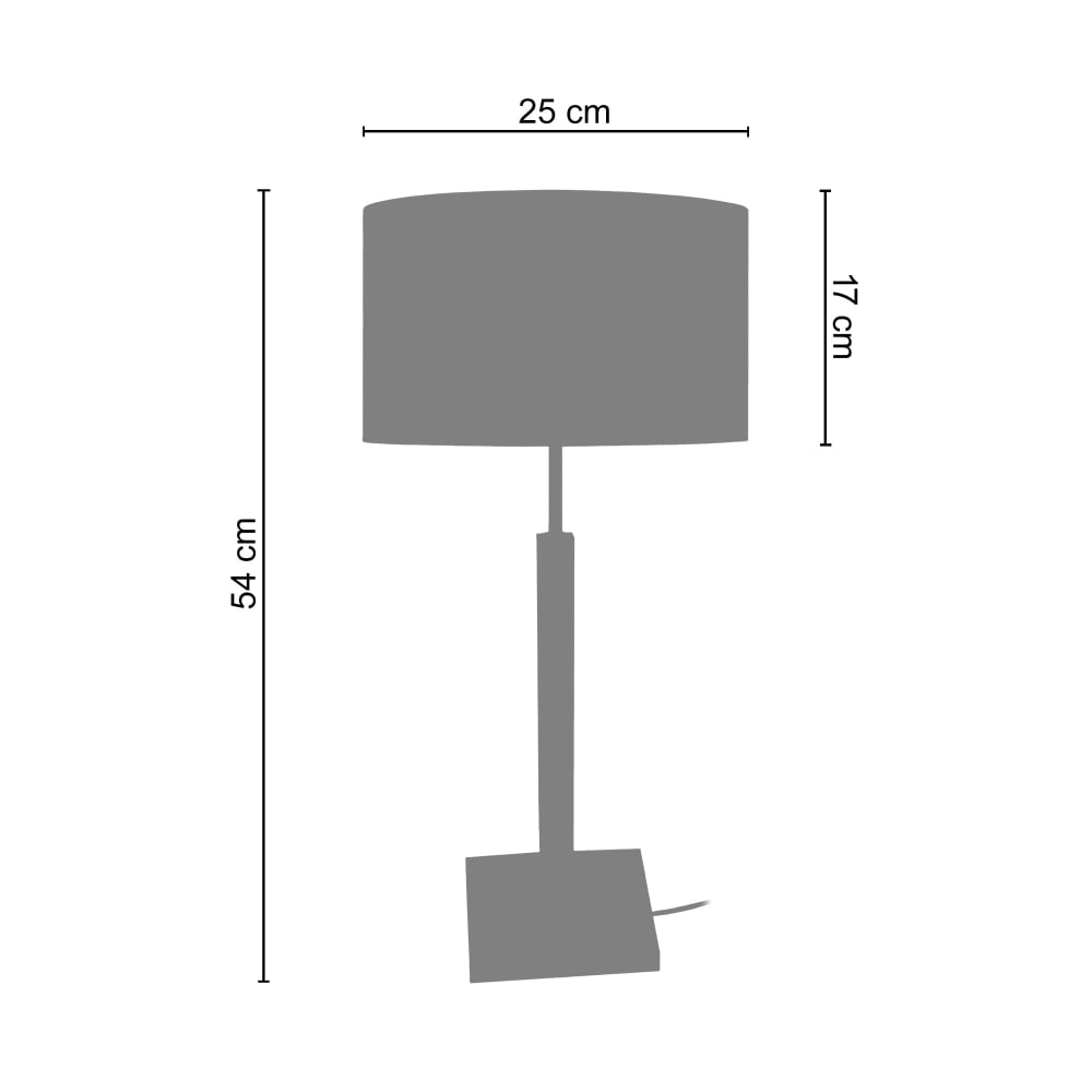 Lampe à poser bois naturel abat-jour blanc — vue 4