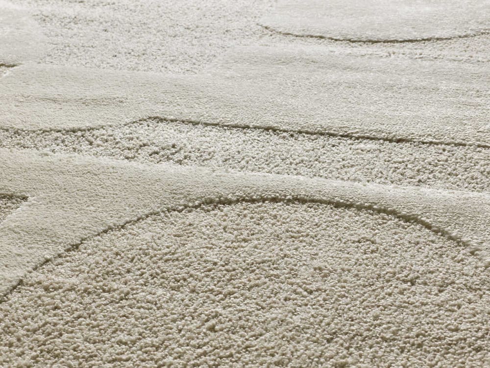 Tapis à relief moderne crème/gris 160x230 cm — vue 4