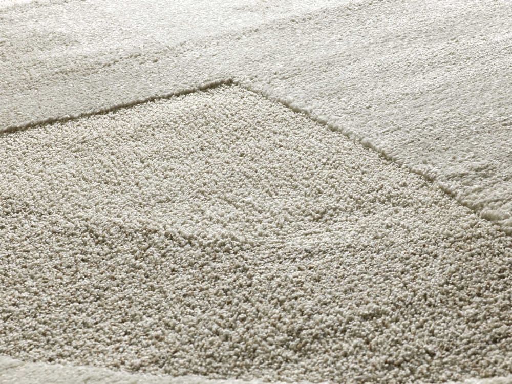 Tapis à relief moderne crème/gris 120x170 cm — vue 4