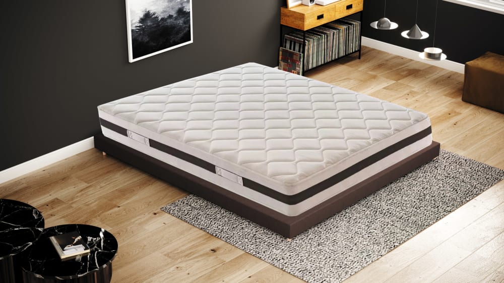 Matelas à ressorts ensachés 200x200 epaisseur 21 cm - Maisons du Monde