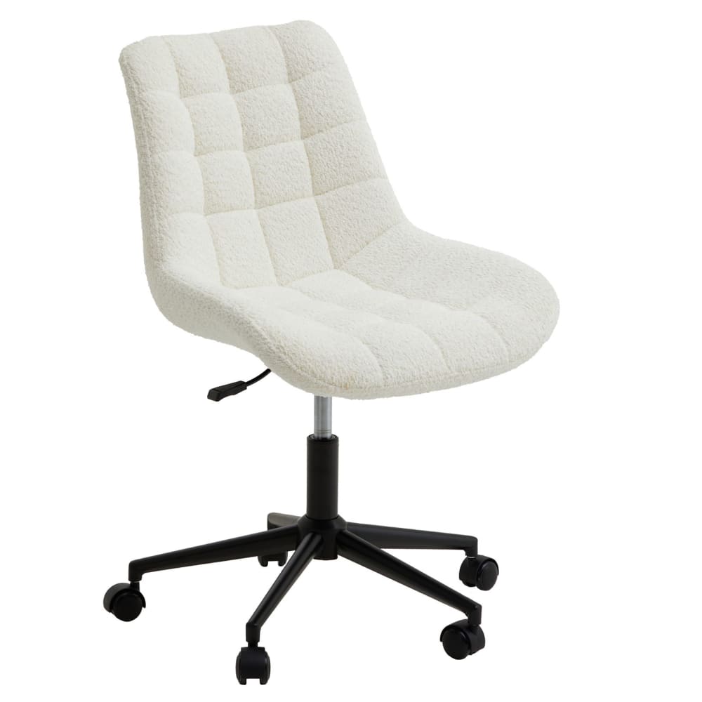 IDIMEX Drehstuhl mit Metallgestell, weiß style modern - Pes - Polyester