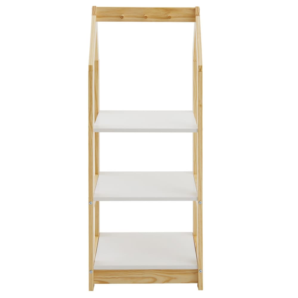 IDIMEX Kinderregal 3 Ablagen aus Kiefer, natur/weiß style modern Holz Kinder