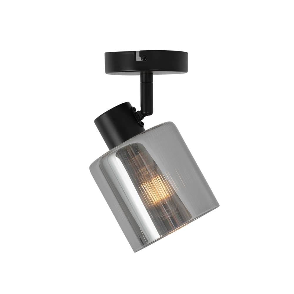 Spot murale en verre gris — vue 4