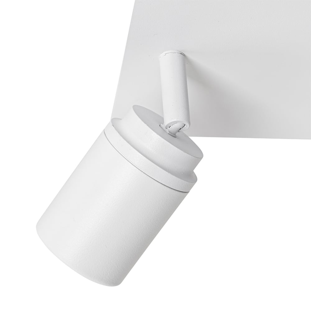 Spot plafond en acier blanc — vue 3