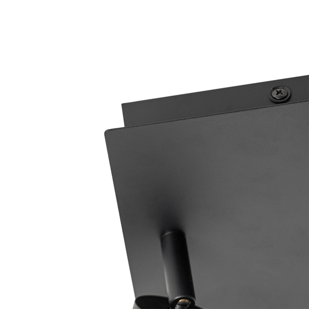 Spot plafond en acier noir — vue 3