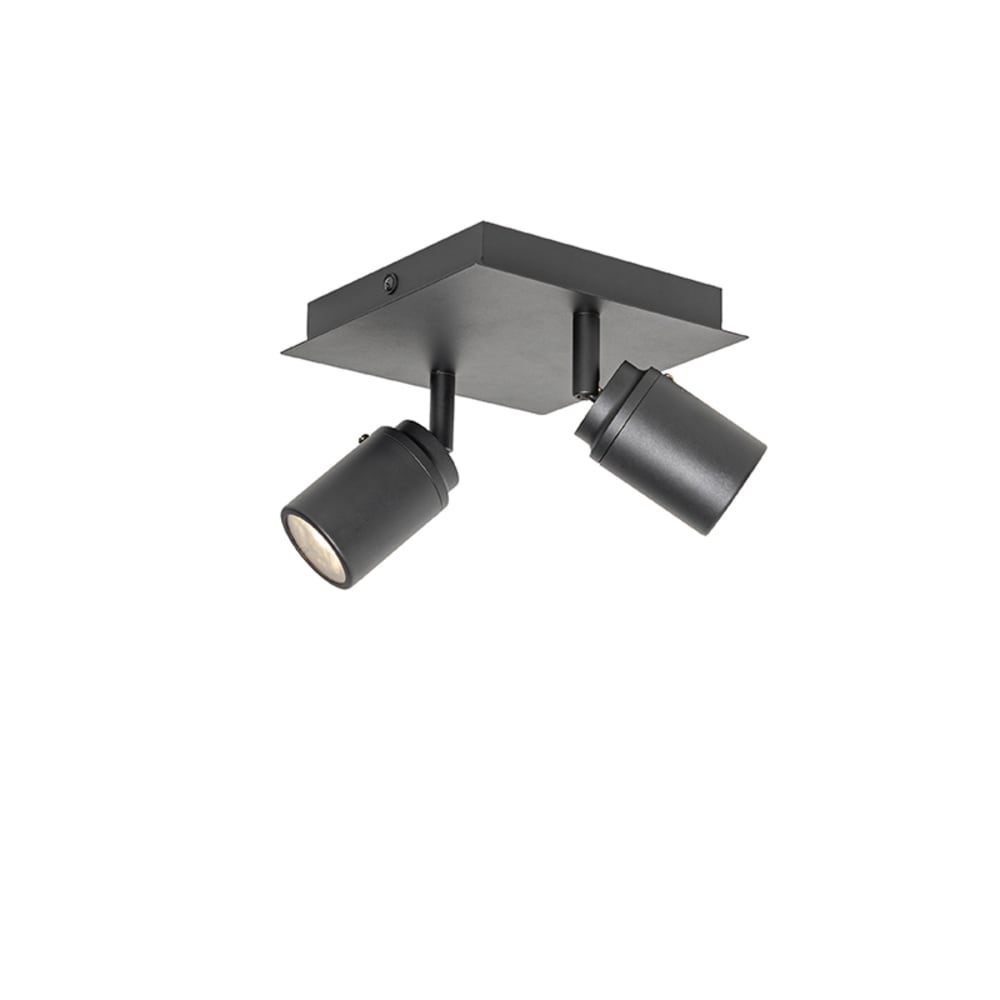 Spot plafond en acier noir — vue 4