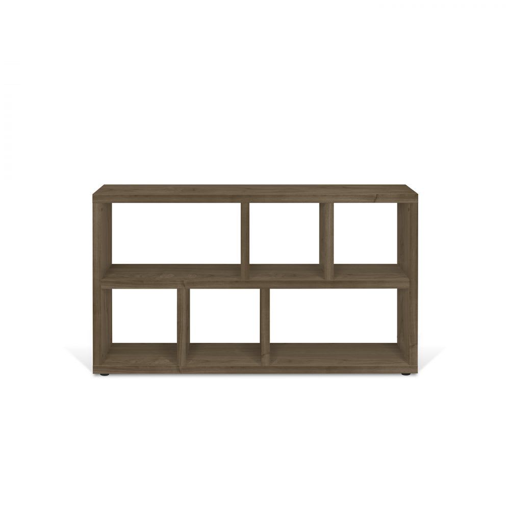 Console effet bois noyer