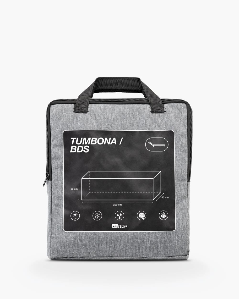 Housse de protection pour chiase longue de jardin 200x80x60