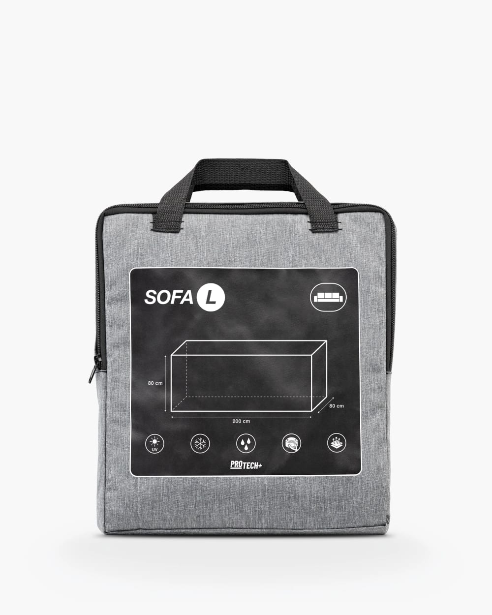 Housse de protection pour canape de jardin taille L (200x80x80)