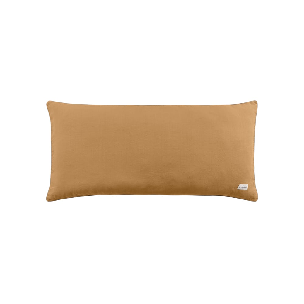 Housse de coussin en lin or XXL