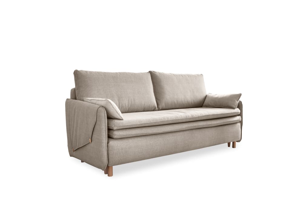 Canapé 3 pl convertible, beige
