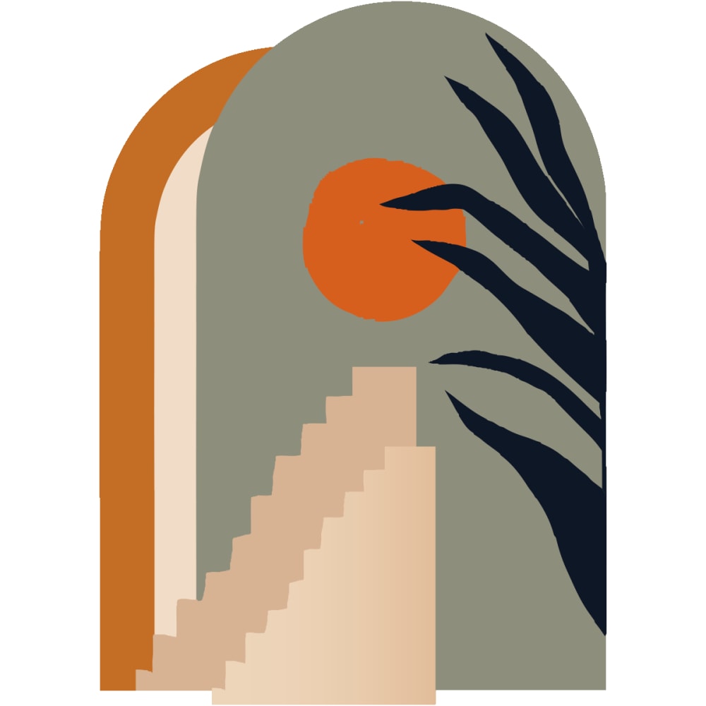 Papier Peint arche désertique 85x60cm