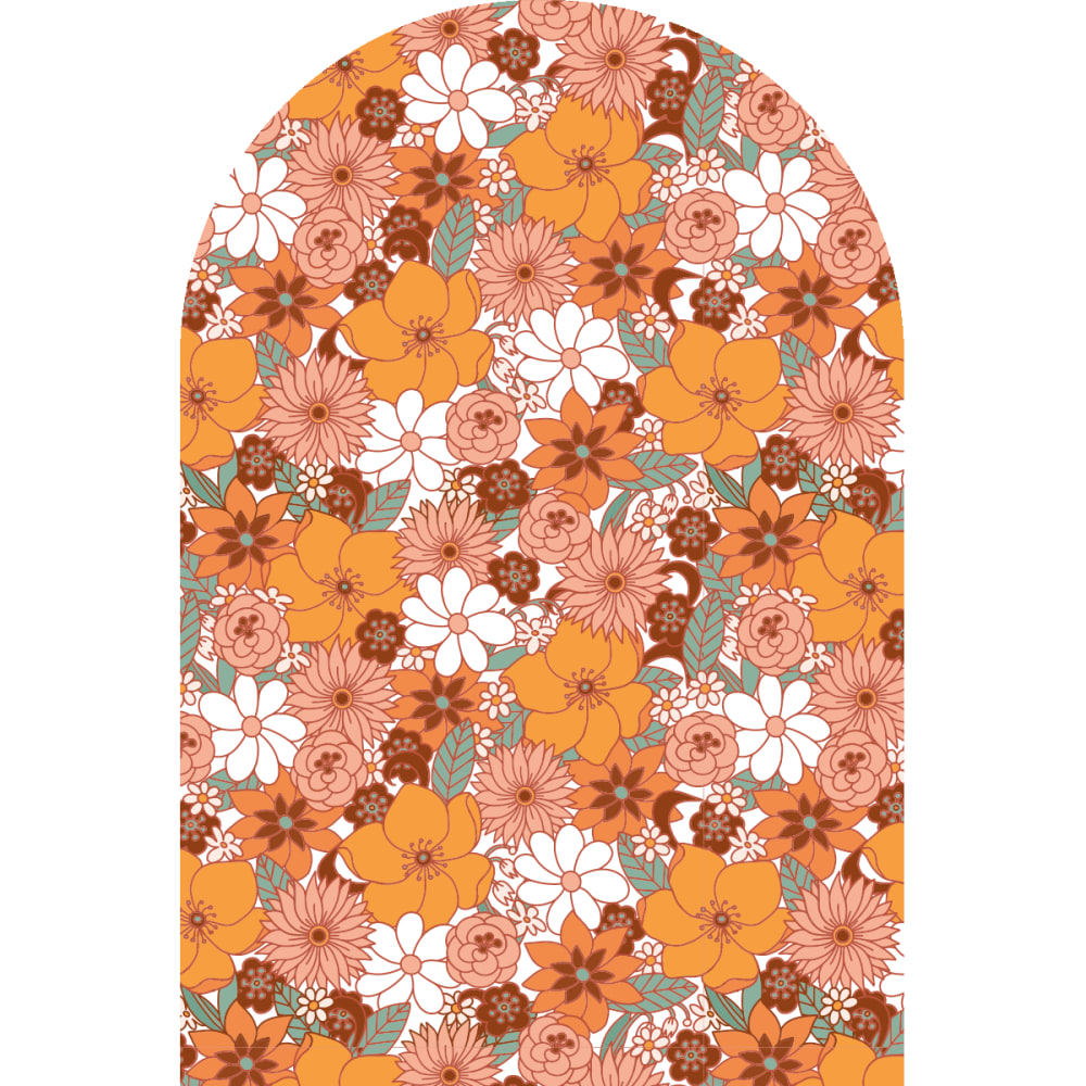 Papier Peint arche composition florale d'automne 180x120cm