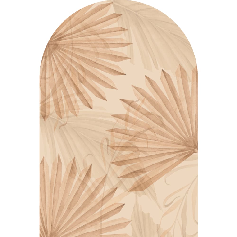 Papier Peint arche feuilles de palmier beige 180x120cm