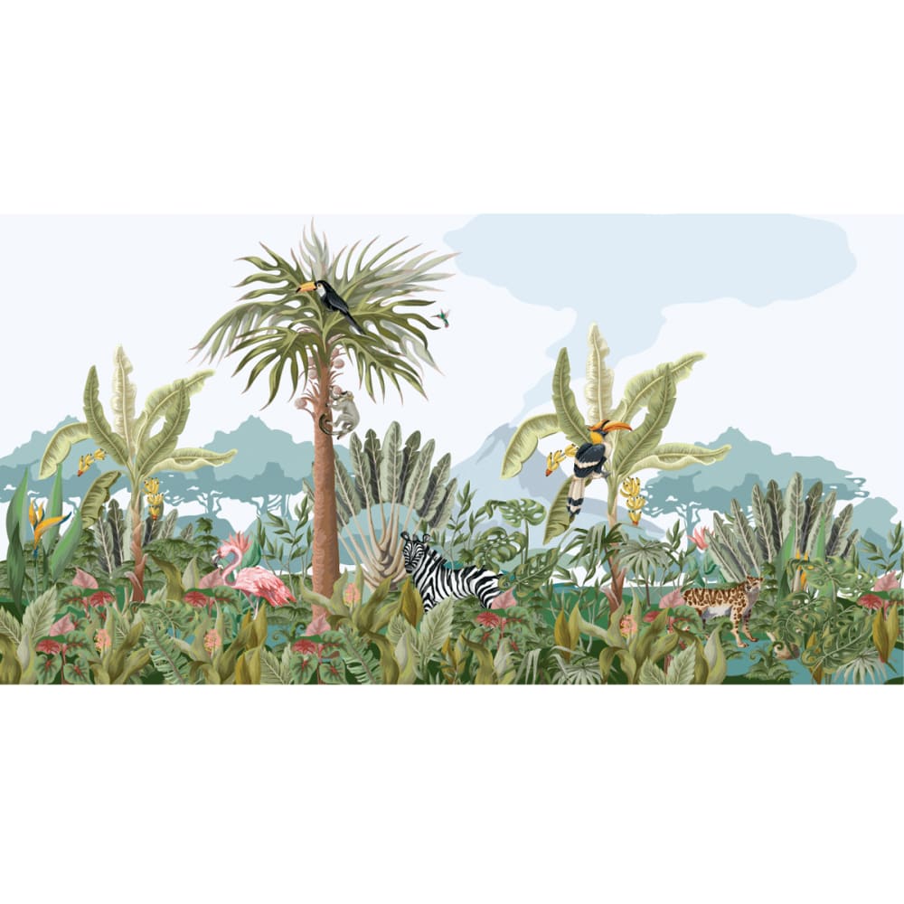 Papier Peint jungle de la savane 250x480cm