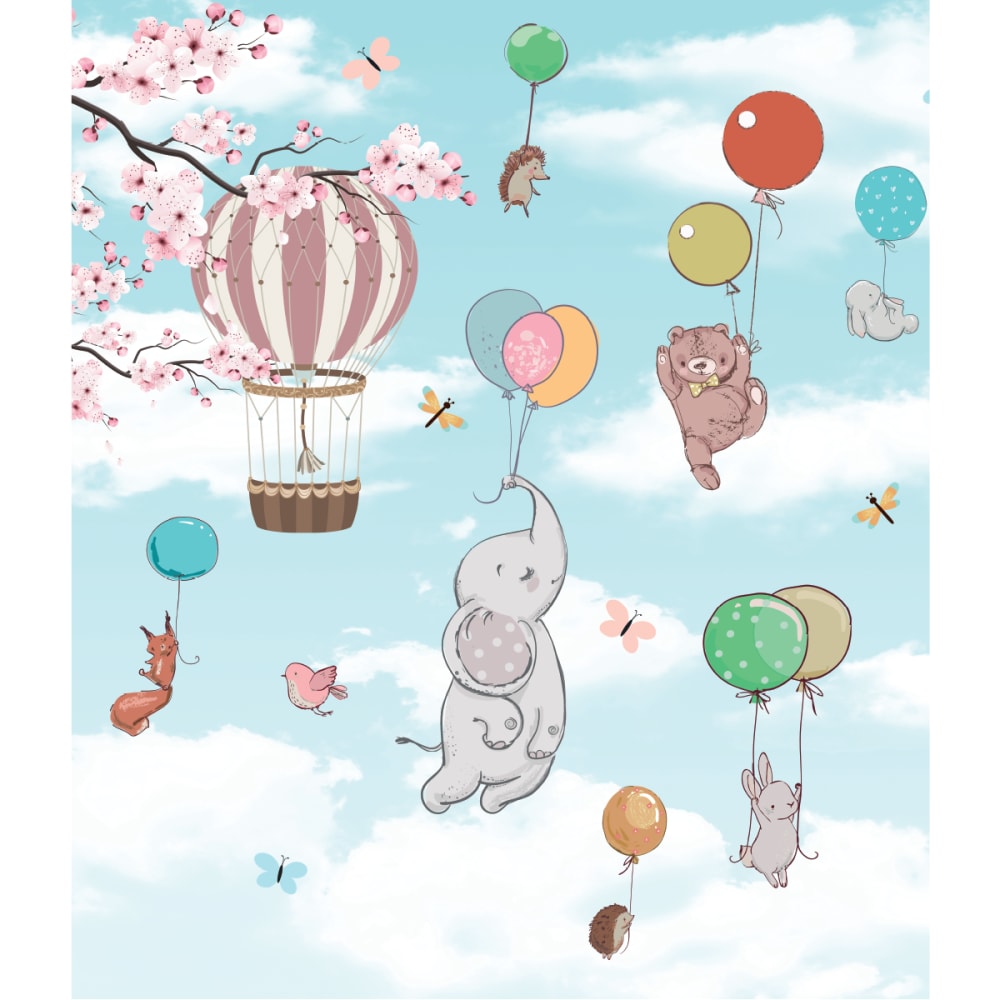 Papier Peint animaux dans les airs 280x240cm