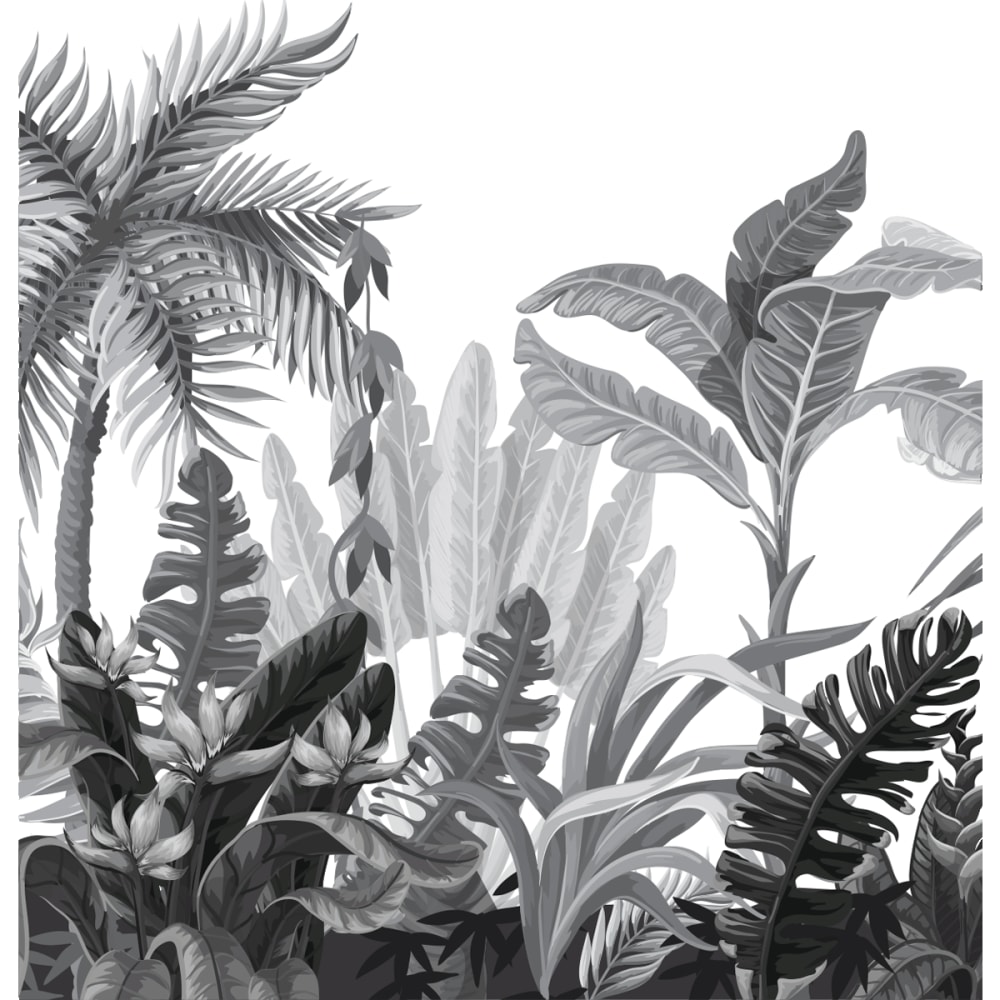Papier Peint jungle tropicale humide 250x240cm