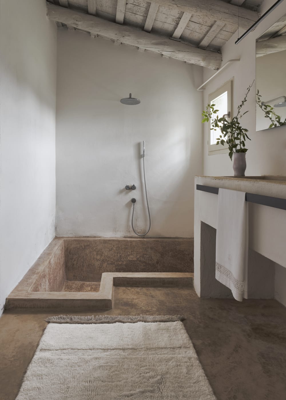 Waschbarer Wollteppich, weiß 80x140 - Maisons Du Monde