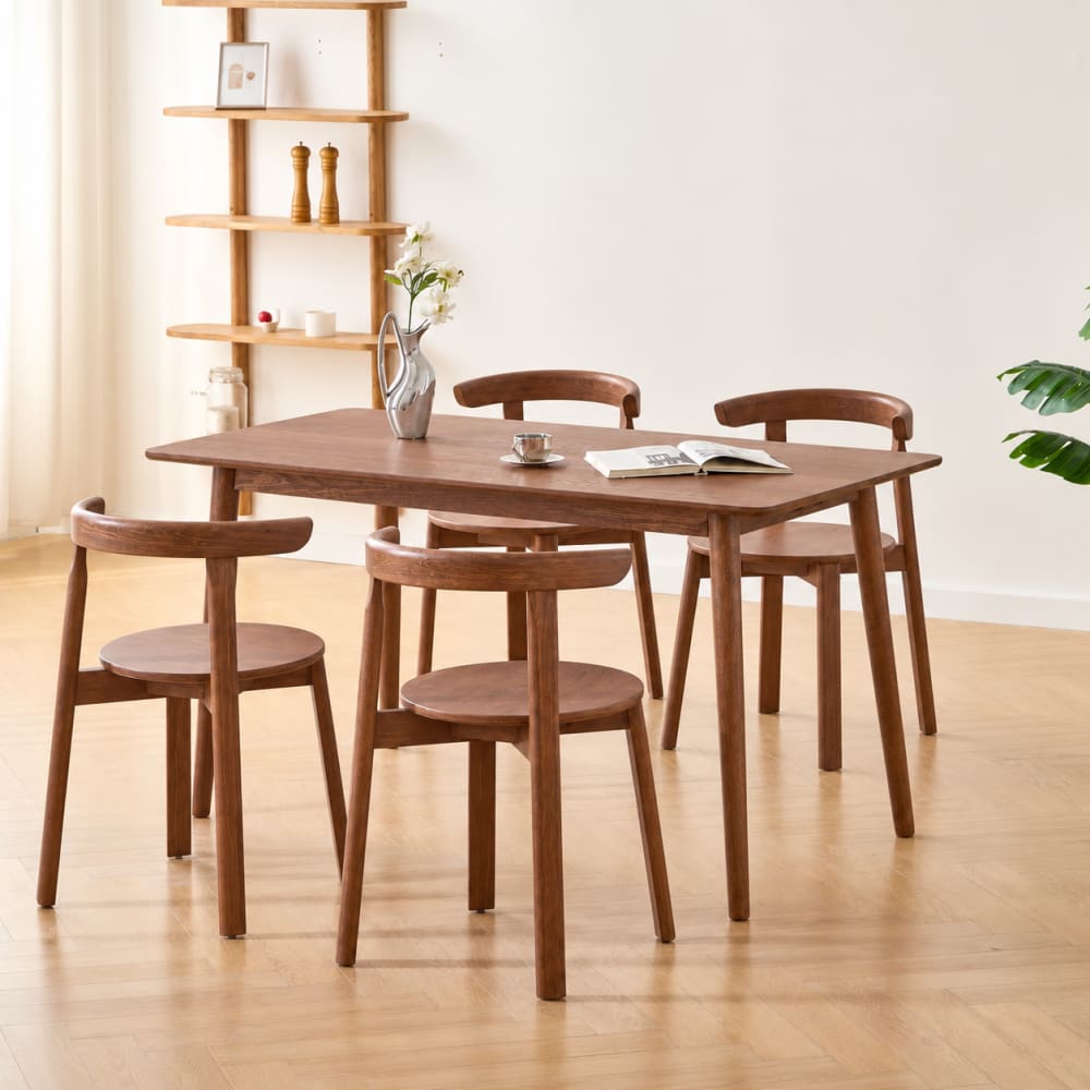 Nordlys Esstisch aus Holz (4-6 Personen) Braun Holz