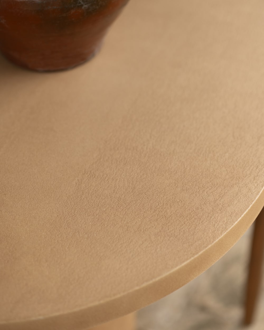 Esstisch Oval aus Mikrozement, 220x85cm - Maisons Du Monde
