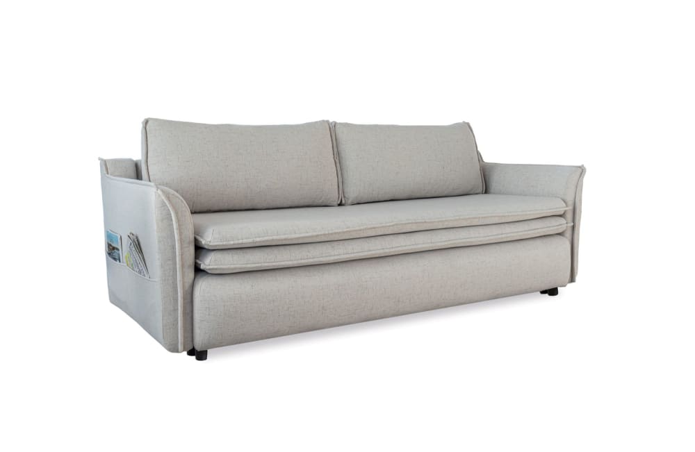 Canapé 3 pl convertible , beige