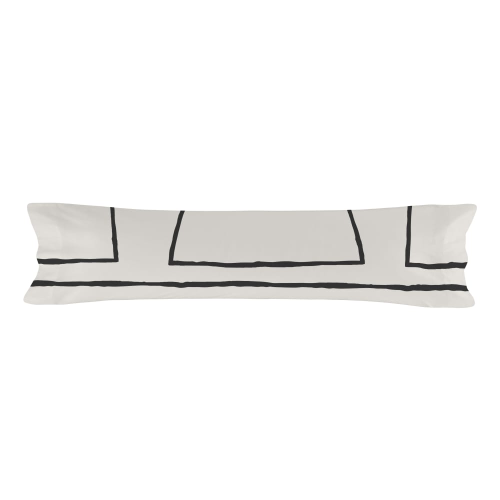 Happy Friday Taie d'oreiller 100% coton multicolore 45x155 cm style contemporain Certifié Oeko-Tex