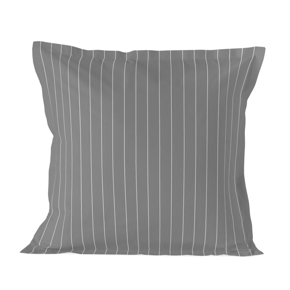 Happy Friday Kissenbezug aus 100% Baumwolle 80x80 cm Grau style modern Grau Öko-Tex Zertifikat Baumwolle