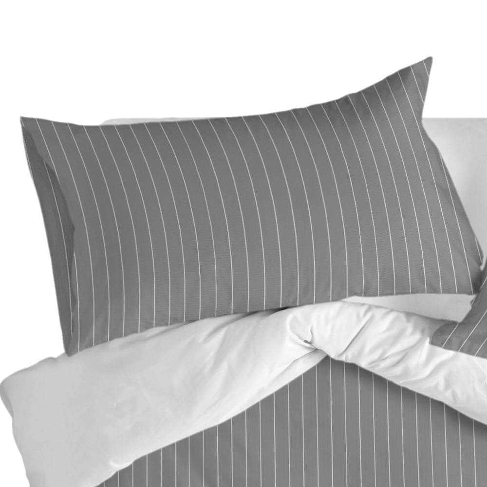 Kissenbezug aus 100% Baumwolle 80x80 cm Grau - Maisons Du Monde