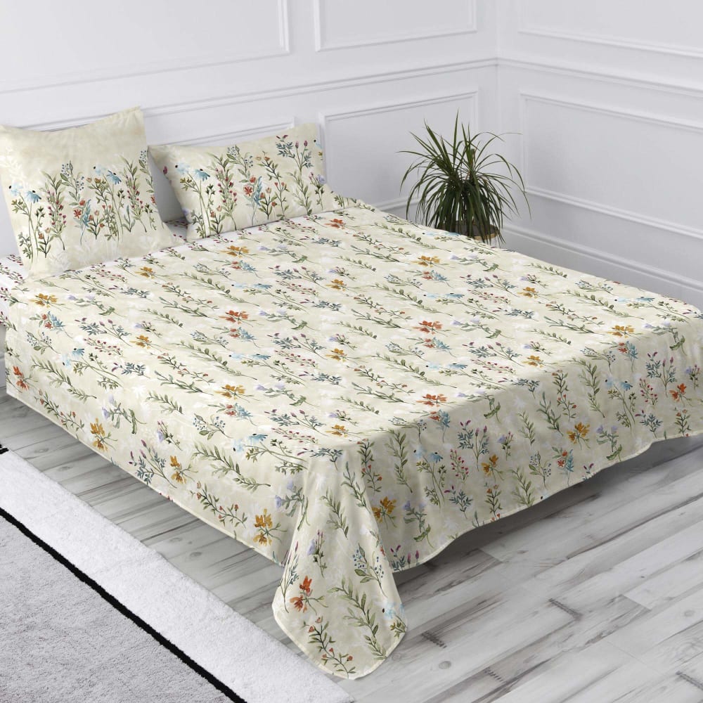 Drap 100% Coton Multicolore 240x270 cm