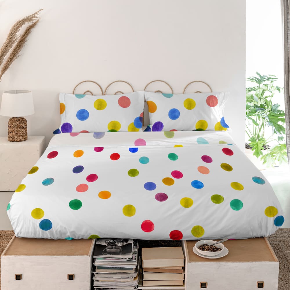Drap 100% Coton Multicolore 260x270 cm