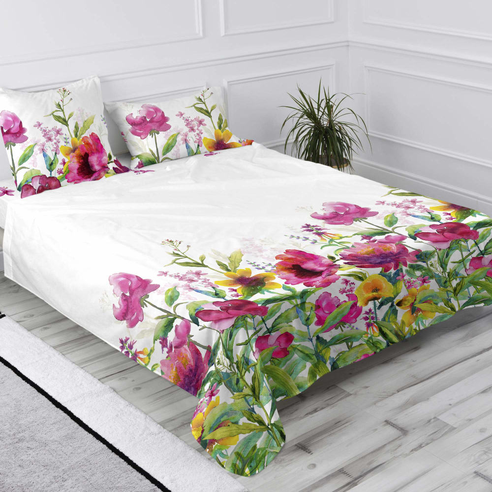 Drap 100% Coton Multicolore 160x270 cm