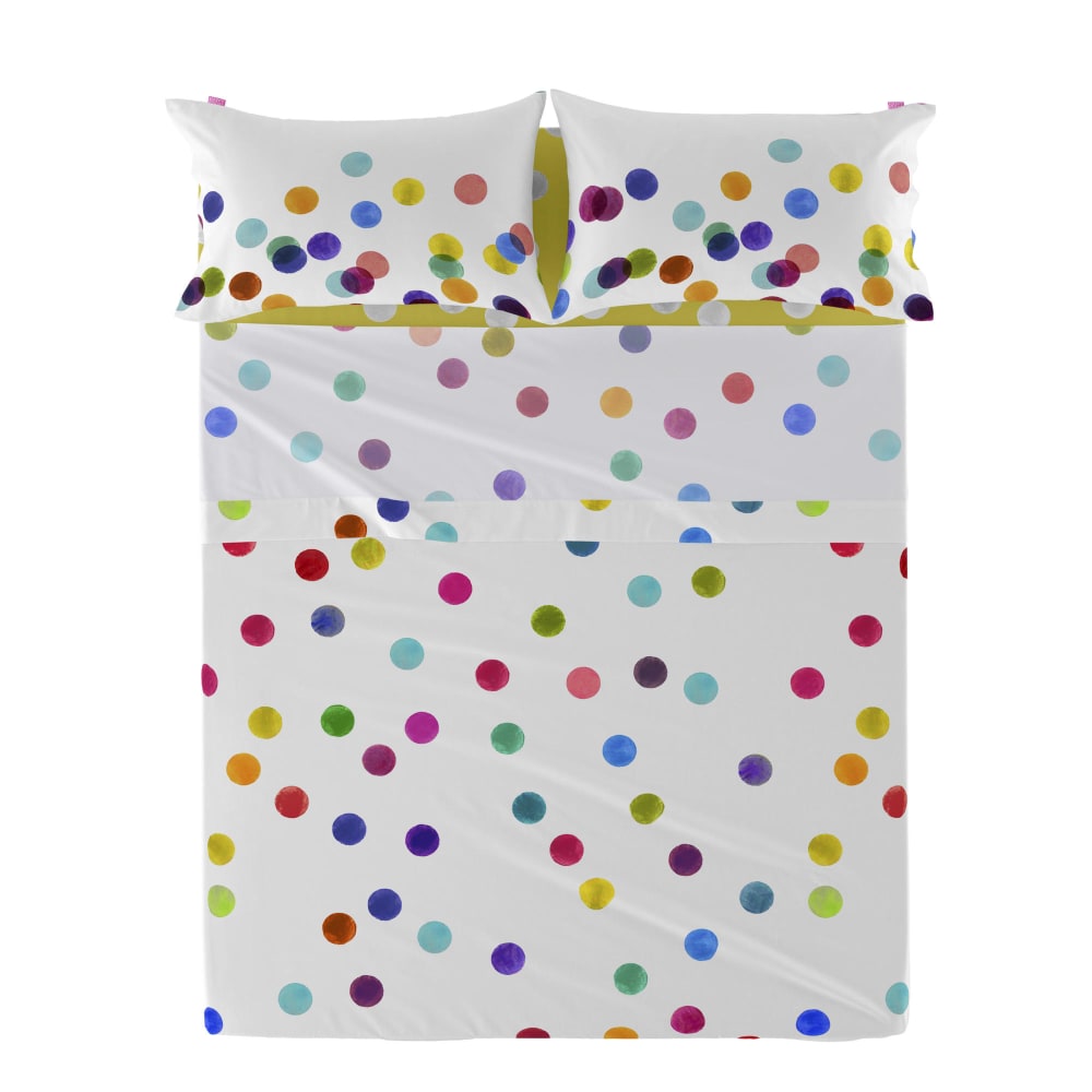 Drap 100% coton multicolore 240x270 cm - Maisons du Monde