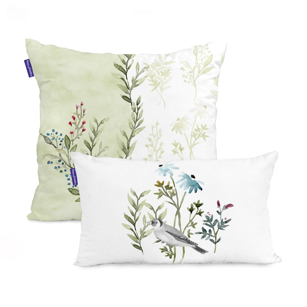 Housse de coussin 100% Coton Multicolore 50x50 + 50x30 cm