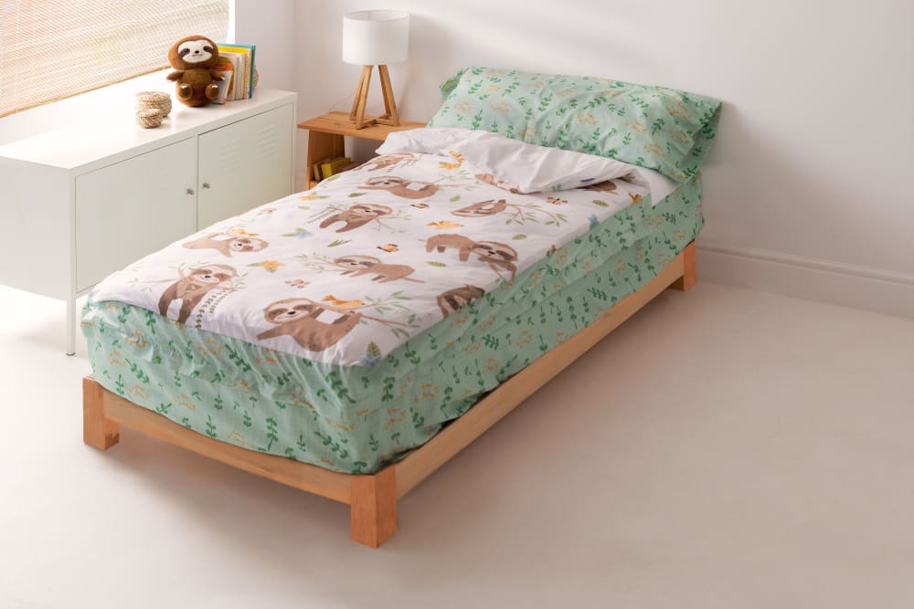 Couchage prêt à dormir happy sloth 90x200 cm (lit 90) sans rembourrage Couchage prêt à dormir happy sloth 90x200 cm (lit 90) sans rembourrage