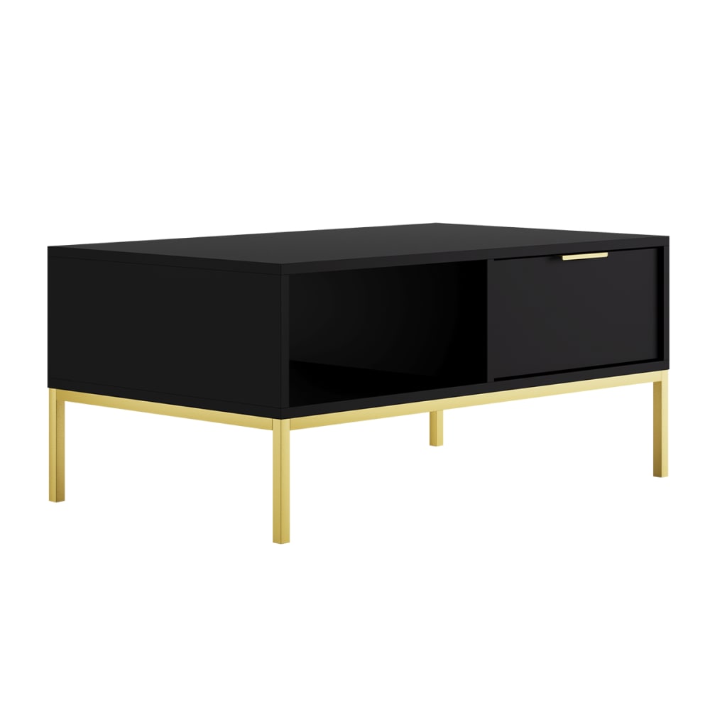 Couchtisch 100 cm Spanplatten Schwarz - Maisons Du Monde