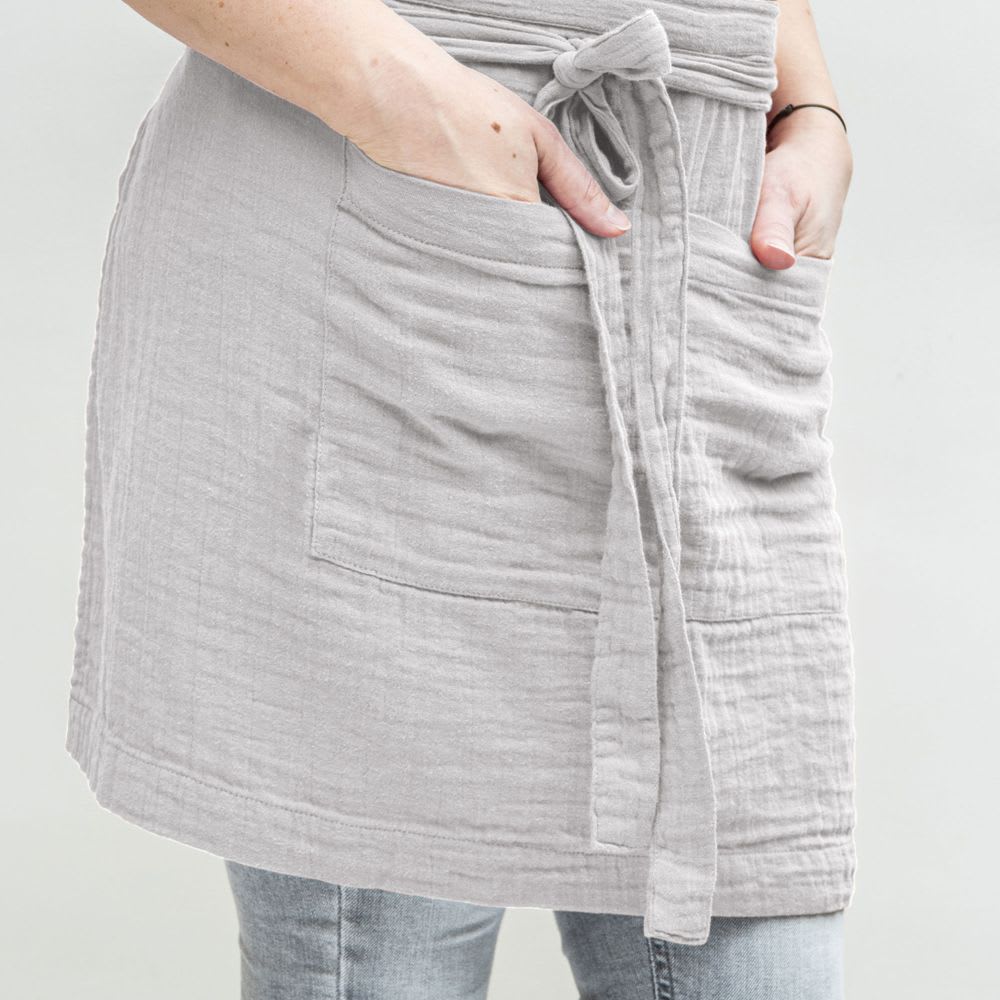 Tablier gaze de coton uni 45x80 cm - Maisons du Monde