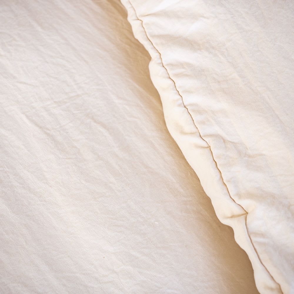 Parure de lit 2 places microfibre uni 220x240 cm - Maisons du Monde